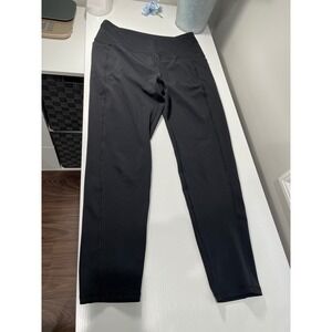 Spyder Active Black Leggings High Waist Athletic Workout Gym Size Large